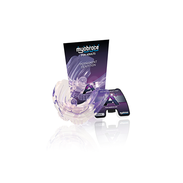 A1Mc Myobrace для взрослых Этап 1 Средний прозрачный